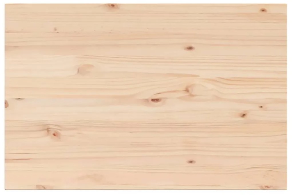 Tampos de mesa retangulares 3 pcs 80x53x1,7 cm pinho maciço