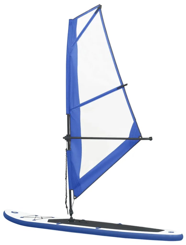 Prancha de Paddle SUP com Vela e Remo - 330cm - Azul e Branco