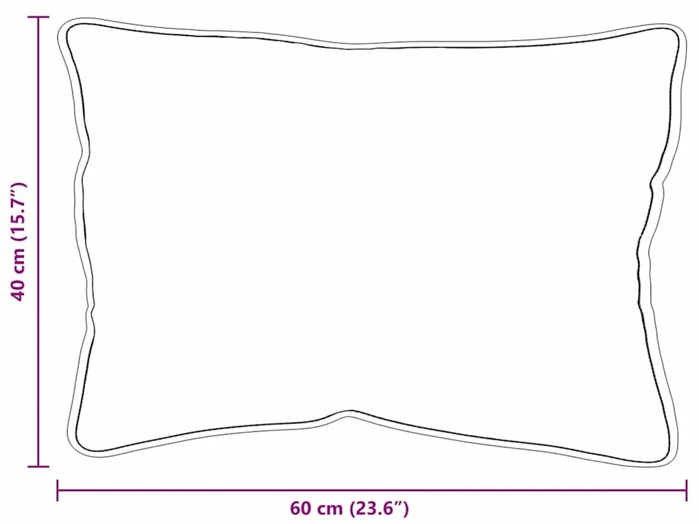 Almofada Branco 40 x 60 cm 85gsm 100% poliéster