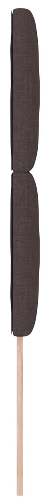 Cabeceira vidaXL Design de Blocos de Diamante Castanho Escuro 90 cm Te