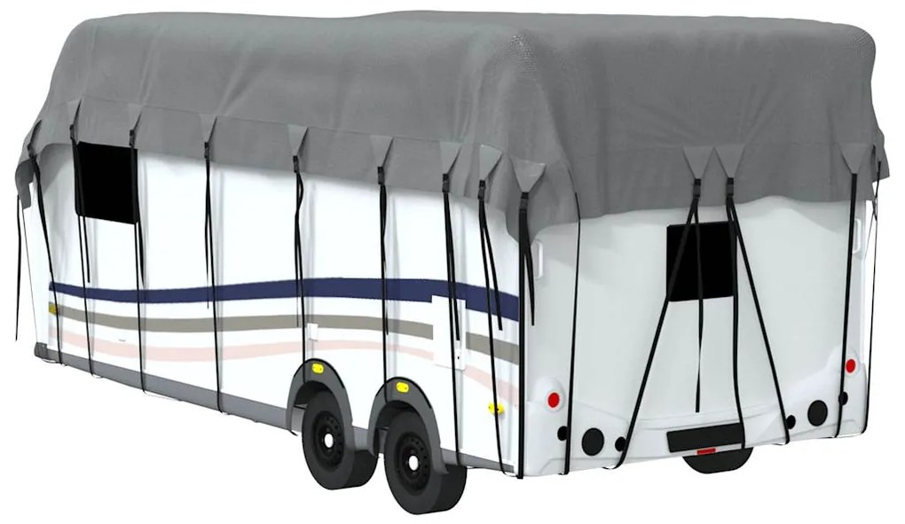 Caravan capa de telhado 800x300 cm tecido não tecido cinzento