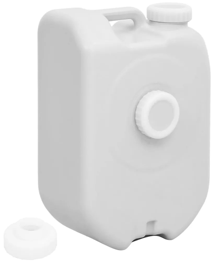 Tanque de água portátil com adaptador 24 L cinzento