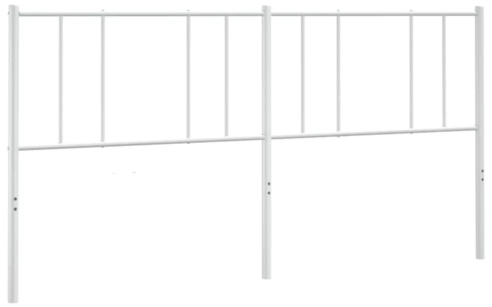 Cabeceira de cama 180 cm metal branco