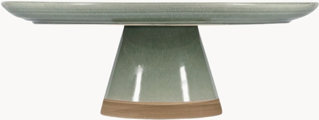 Prato para bolo Cameo Green