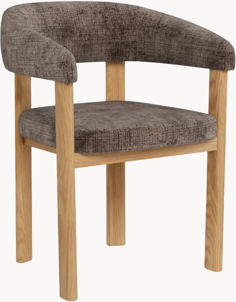 Cadeiras de jantar estofadas Myles, conjunto de 2