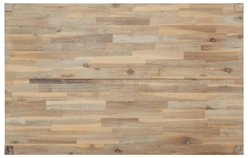 Mesa de jantar 110x70x75 cm madeira de acácia maciça