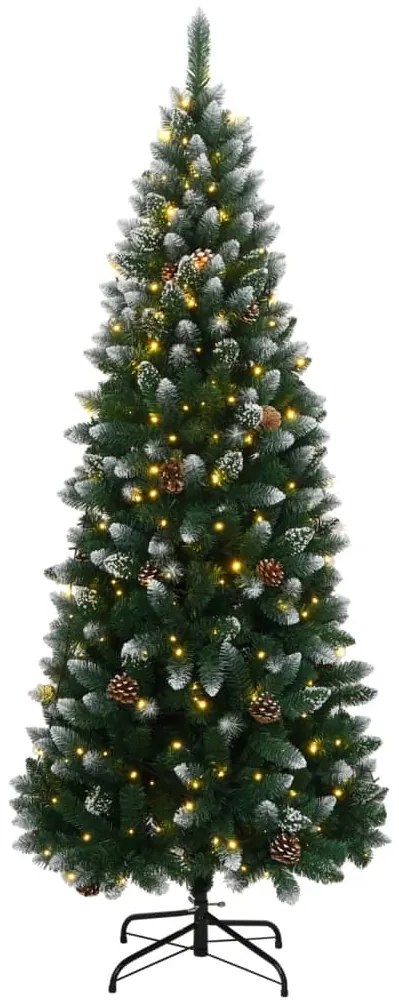 Árvore de Natal artificial com 300 luzes LED 210 cm