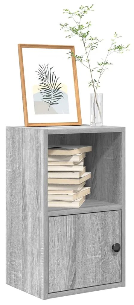 vidaXL Estante 31x24x52 cm derivados de madeira cinzento sonoma