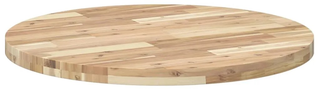 Tampo de mesa redondo Ø80x4 cm madeira de acácia maciça
