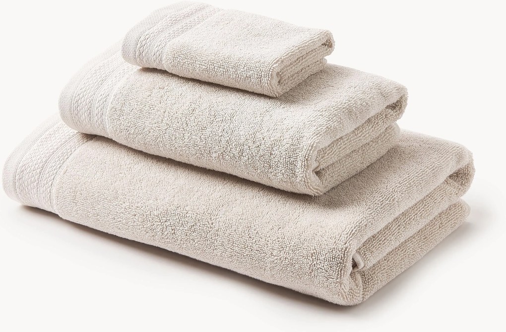 Conjunto de toalhas em algodão orgânico Premium, vários tamanhos