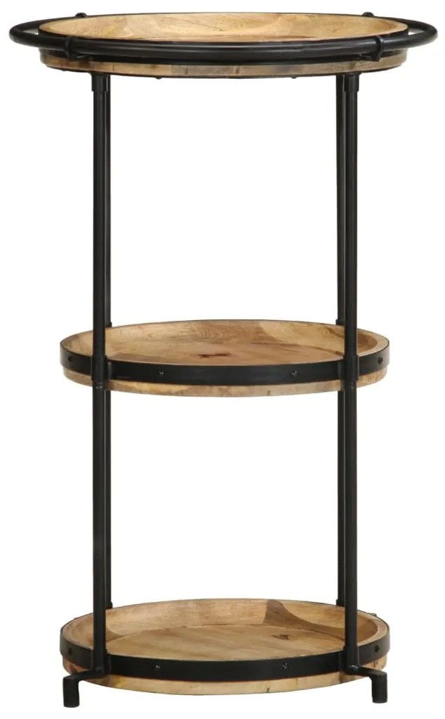 Mesa de apoio Ø55x83 cm madeira de mangueira maciça