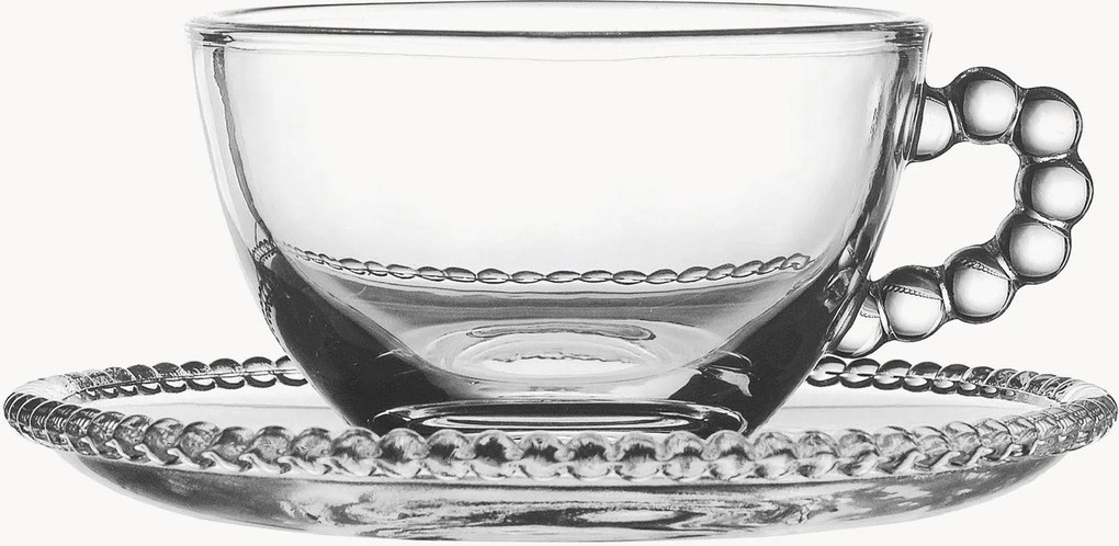 Chávena de chá com pires Perloa, conjunto de 2