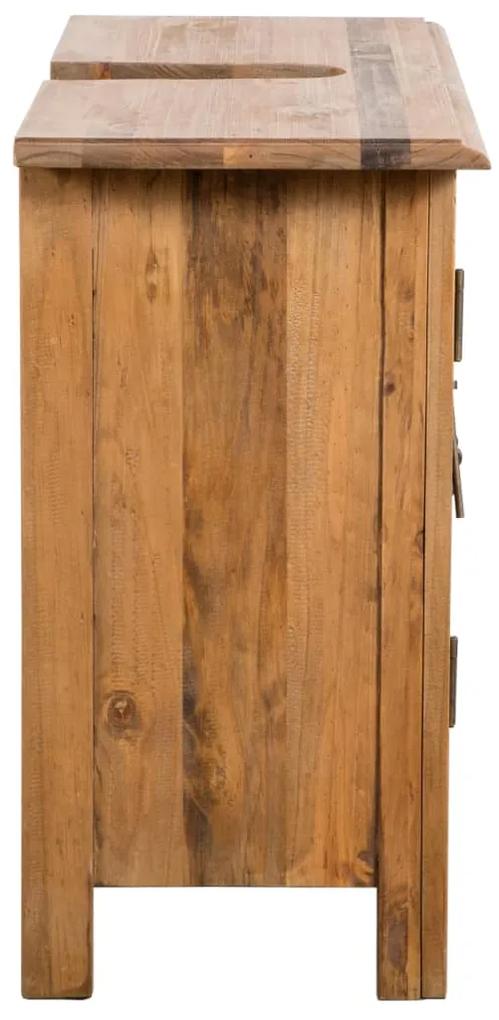 Móvel de casa de banho 70x32x63 cm madeira de pinho maciça