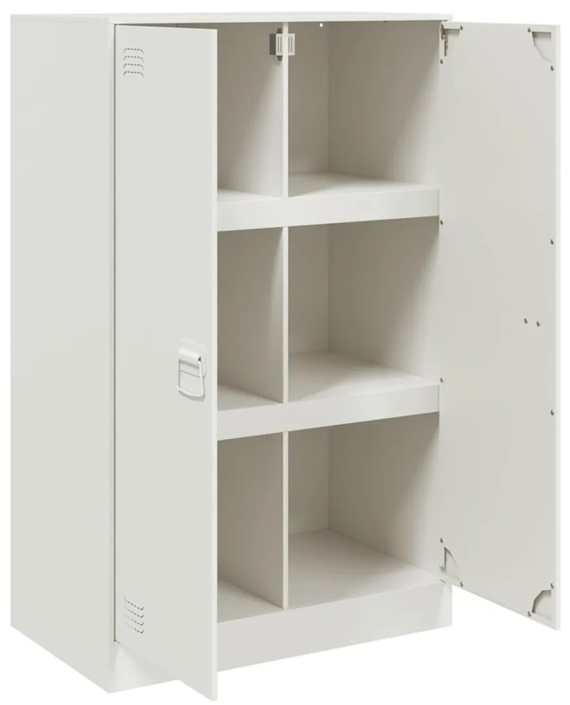 Aparador 67x39x107 cm aço branco