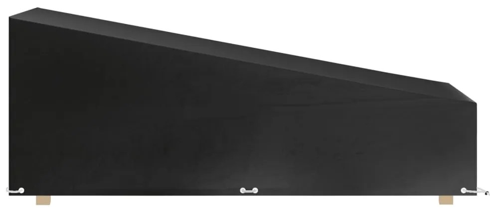 Capa para espreguiçadeira 12 ilhós 200x65x35/60 cm polietileno