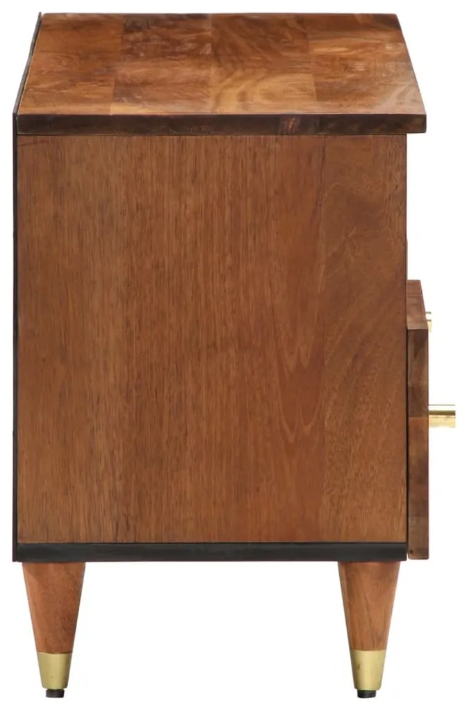 Móvel de TV 100x33x46 cm madeira de mangueira maciça