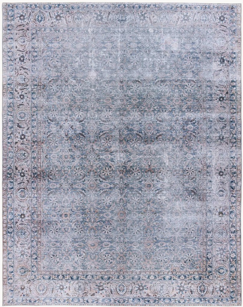 Tapete artesanal de pelo curto Sapphira