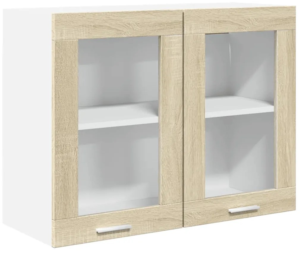 Conjunto móveis de cozinha “Lyon” 8 pcs carvalho sonoma