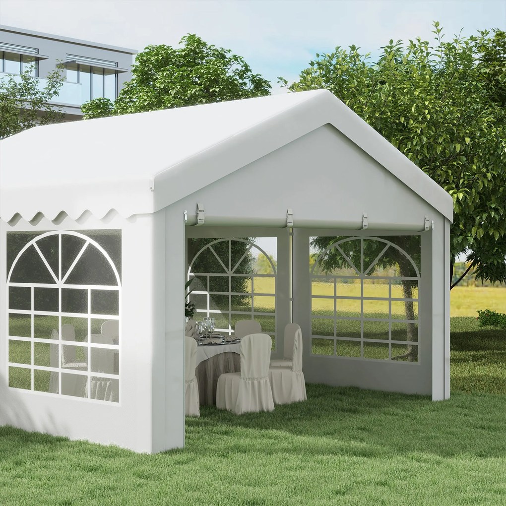 Tenda para Festas 400x400x280cm para Exterior Campismo Casamentos com