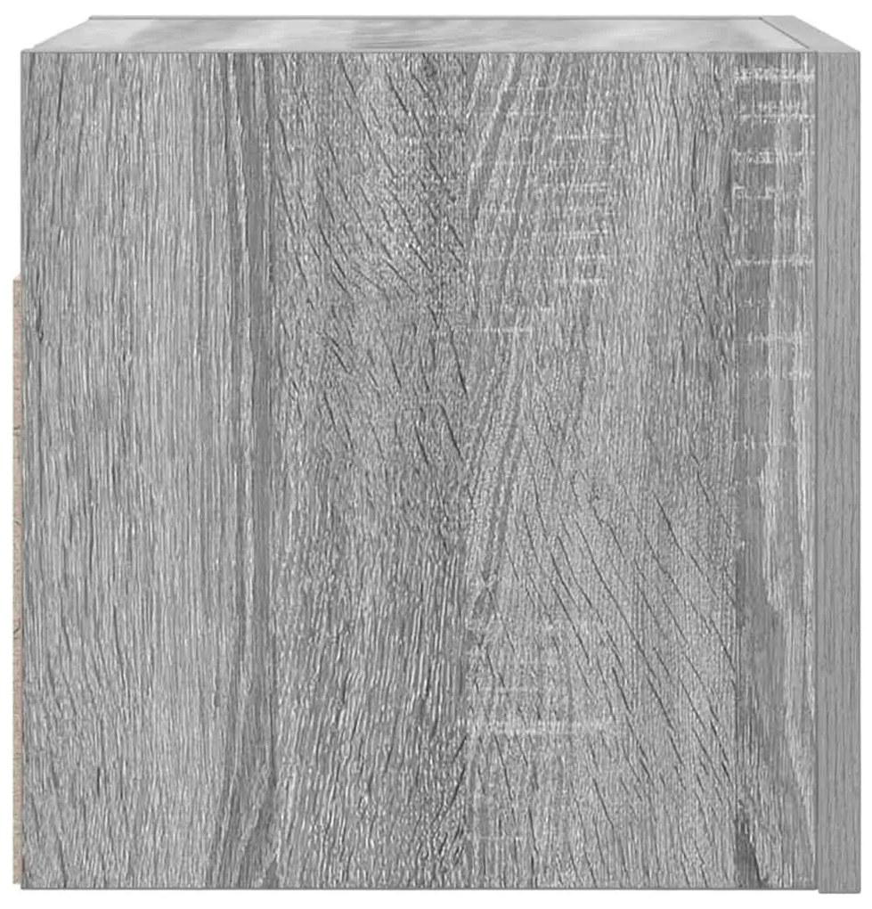 Móveis de TV de parede 4 pcs 30,5x30x30 cm cinzento sonoma