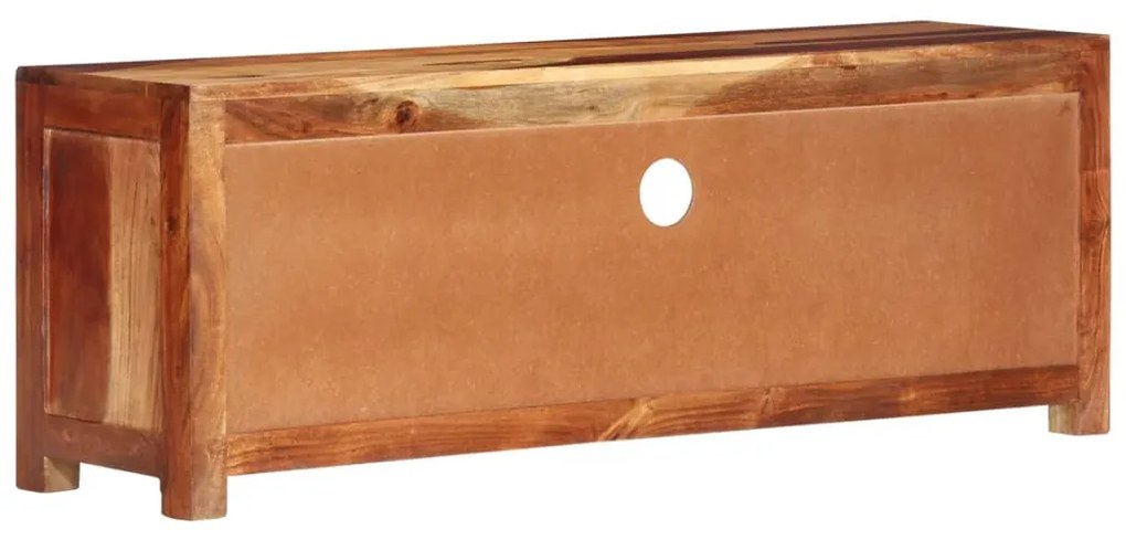 Móvel de TV 110x30x40 cm madeira de acácia maciça