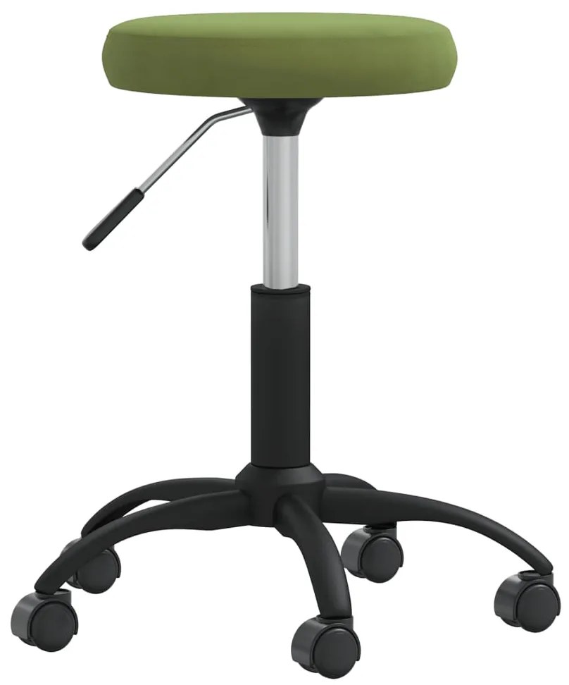 vidaXL Banco de massagens veludo verde-claro