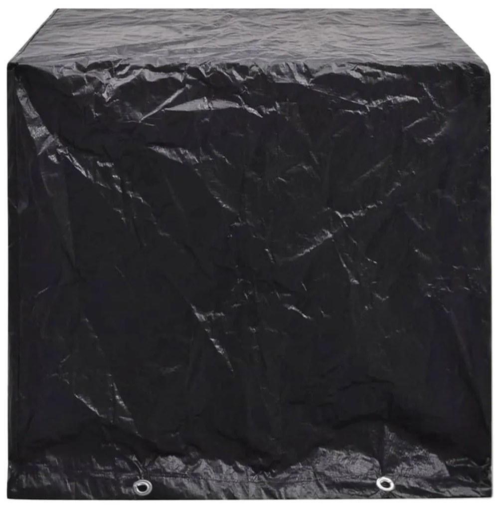 Capas para mobiliário de jardim 2 pcs 8 ilhós 122x112x98 cm