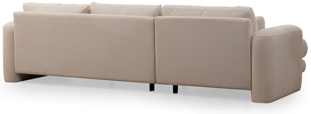 Sofá de Canto Lily – Creme – 290 x 165 cm