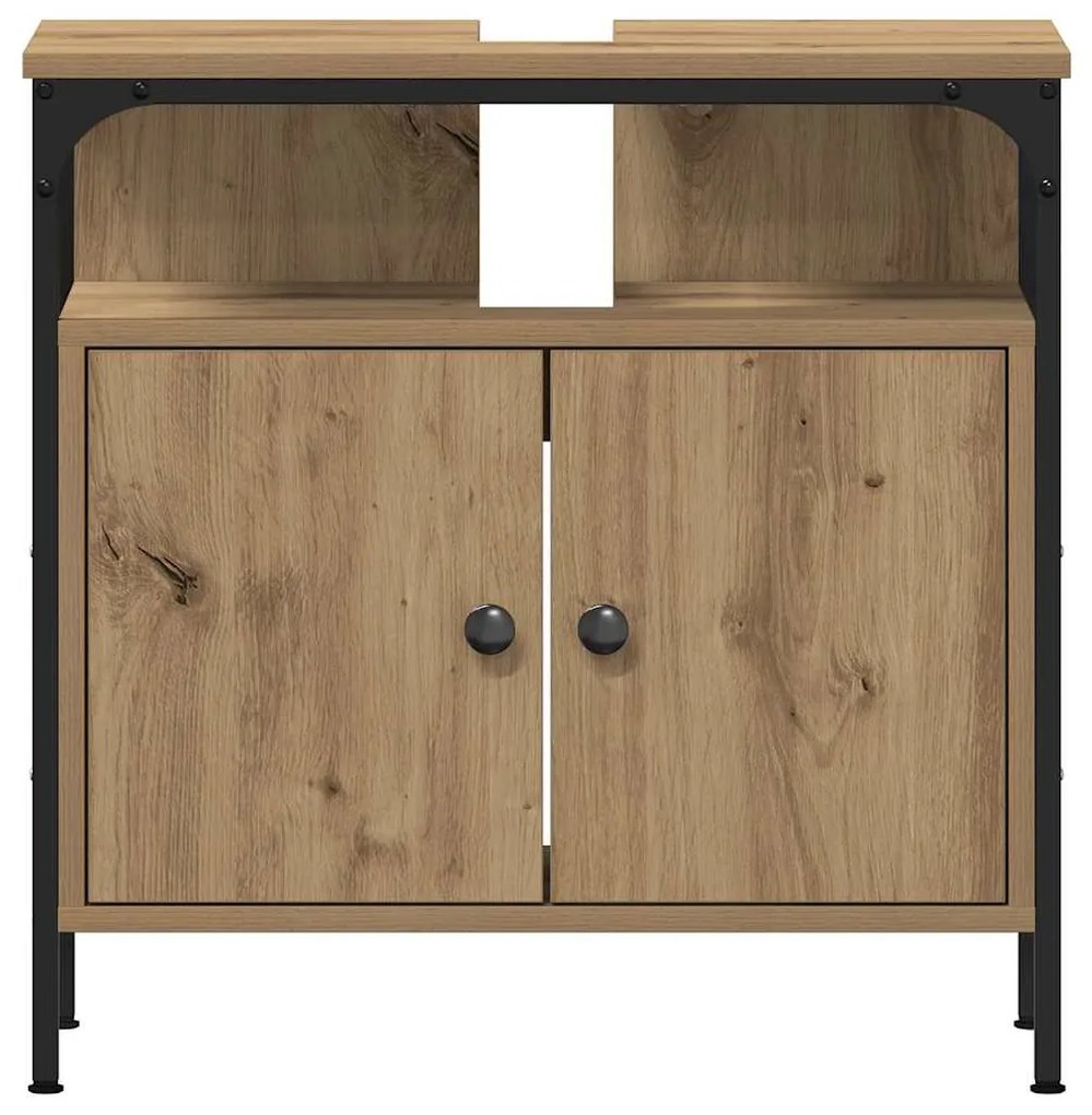 Conjunto de Mesa de Maquilhagem de 3 Peças em Madeira de Carvalho Arti
