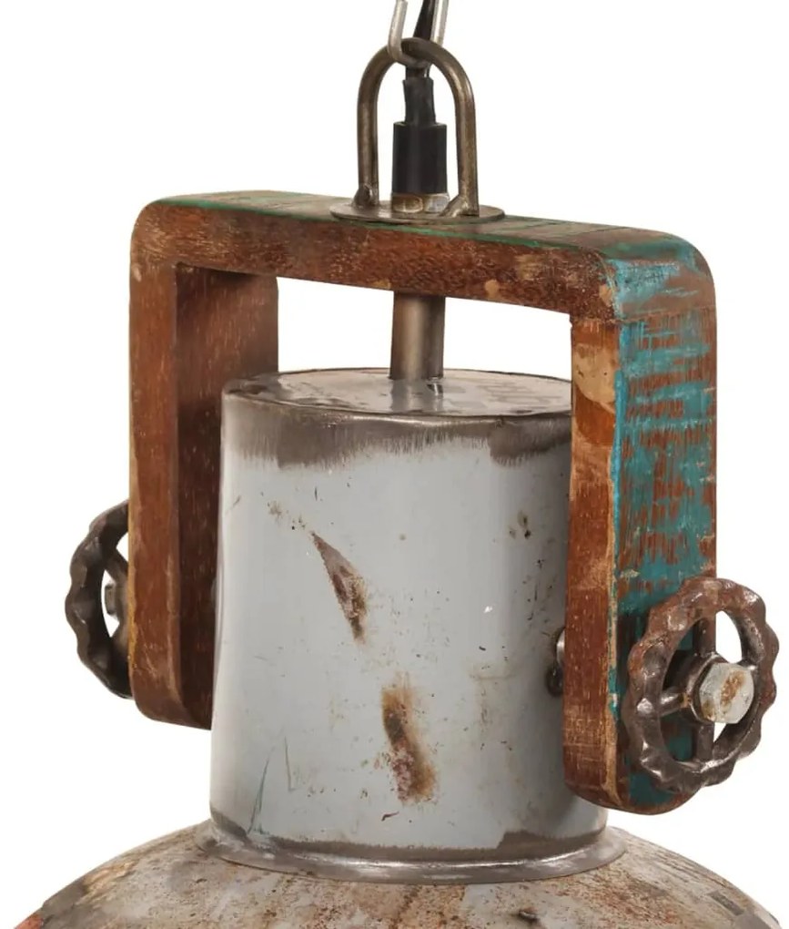 Candeeiro suspenso industrial redondo 25W 30 cm E27 multicor