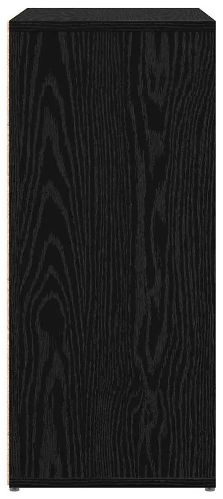 Buffê 2 pcs Carvalho preto 60 x 31 x 70 cm Madeira processada