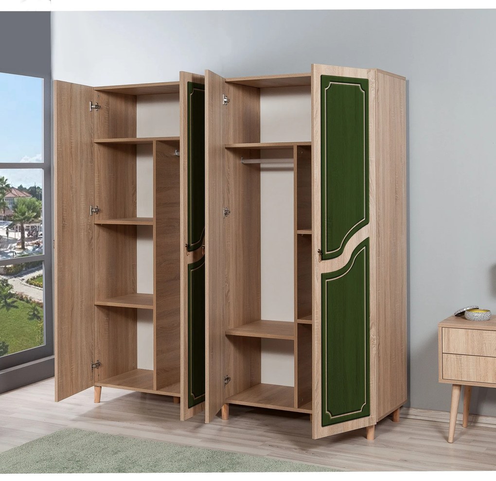 Guarda-roupa Imaj – Carvalho Sonoma – 180 cm x 192 cm x 52 cm