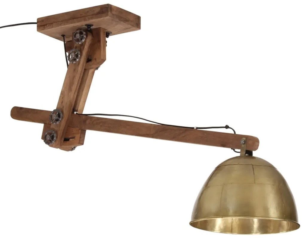Candeeiro de teto 25 W 105x30x65-108 cm E27 bronze antigo