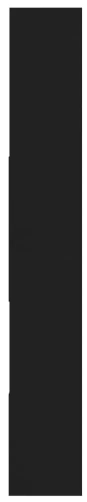 Estante 67x24x161 cm derivados de madeira preto