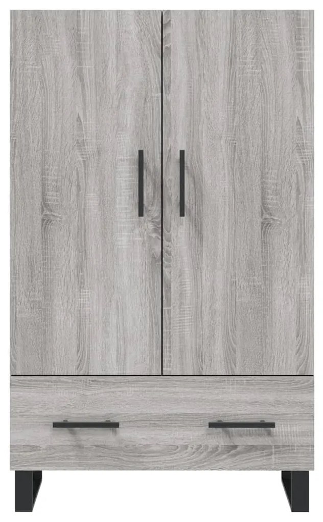 Armário alto derivados de madeira 69,5x31x115cm cinza sonoma