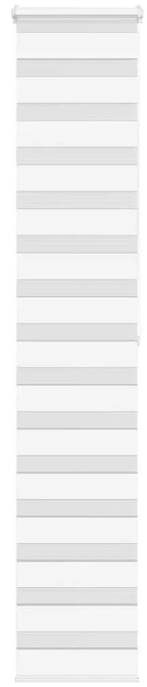 vidaXL Cortina de zebra 40x200 cm largura do tecido 35,9 cm poliéster
