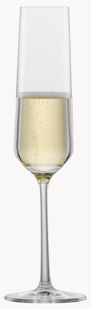 Taças de champanhe de cristal Pure, conjunto de 2