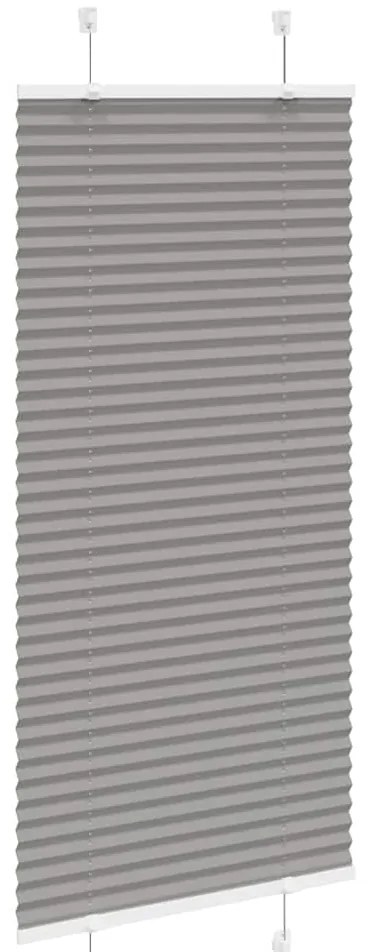 Antracite Plissada Cega 60x100 cm Largura Tecido 59,4 cm