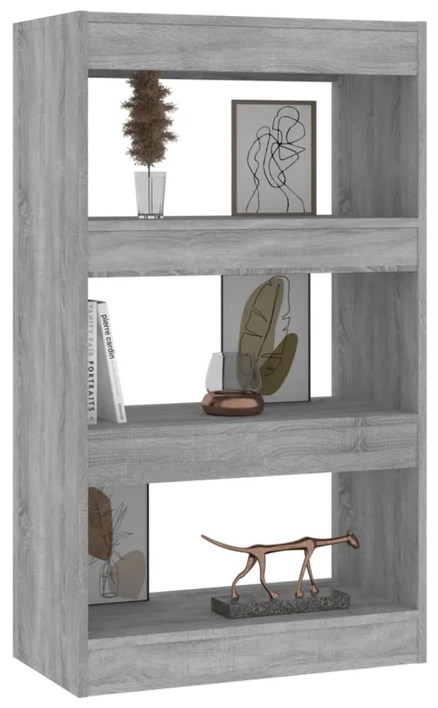 Estante/divisória 60x30x103cm derivados madeira cinzento sonoma