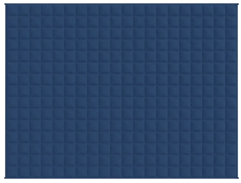Manta pesada 11 kg 152x203 cm tecido azul