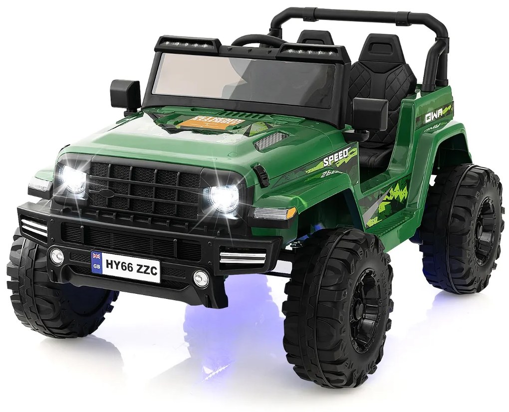 Carro elétrico infantil 24V Carro elétrico infantil 2 lugares 77 x 115 x 67 cm rosa