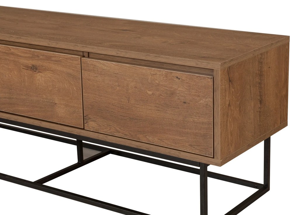 Conjunto de Mobiliário de Sala Laxus – Nogueira – Medidas Variadas