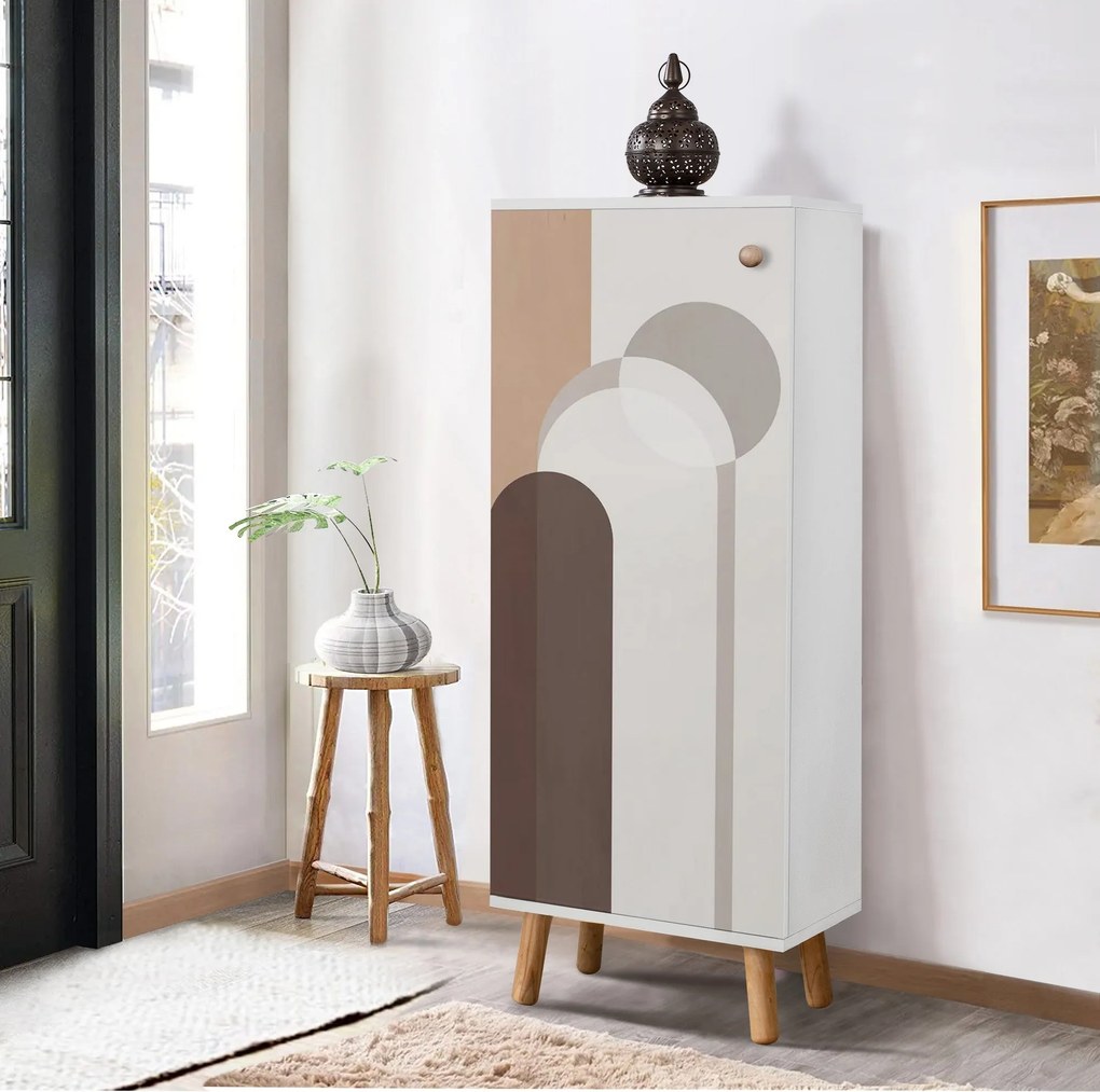 Sapateira Vegas – Branco – 50 x 135 x 38 cm