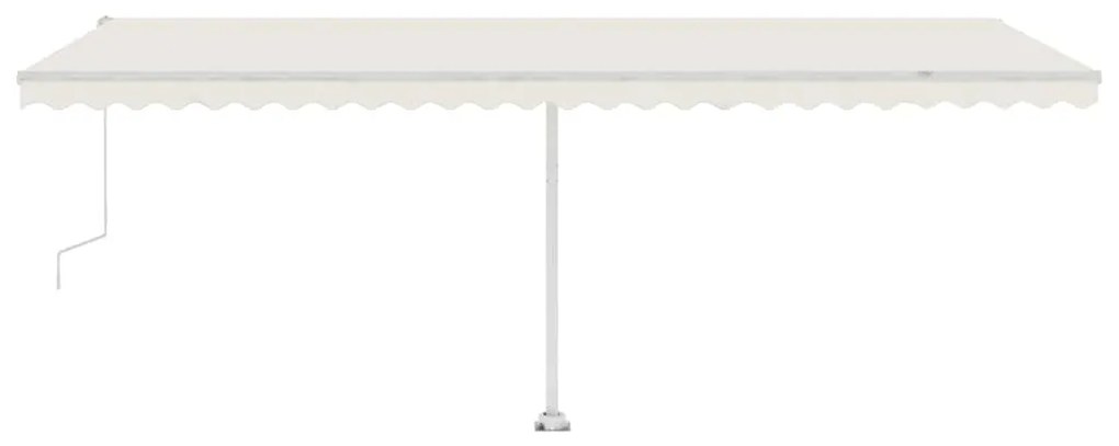 Toldo automático independente 600x300 cm cor creme