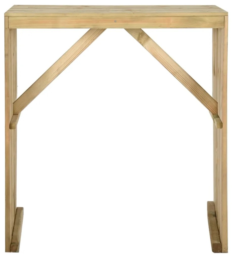Mesa de bar 100x60x110 cm pinho impregnado