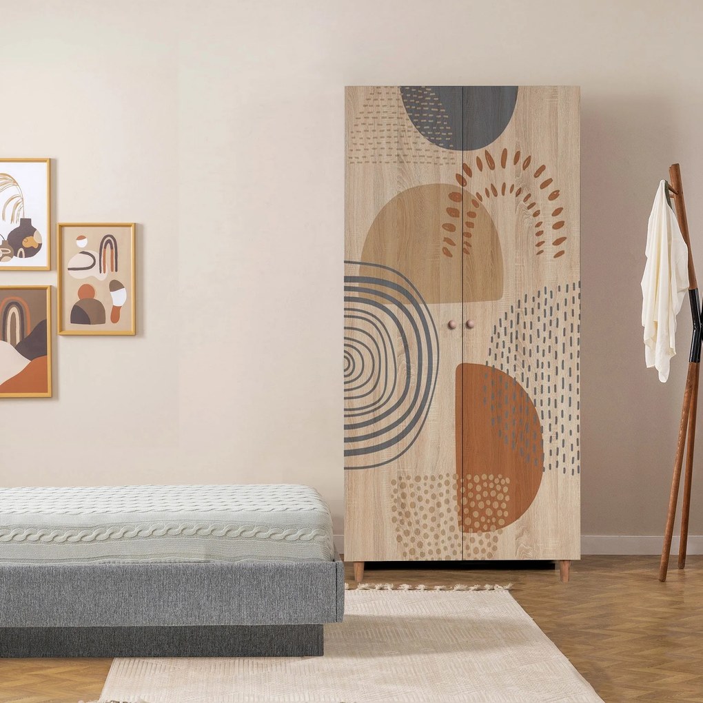 Guarda-roupa Lidya – Sonomo – 90x192x52 cm