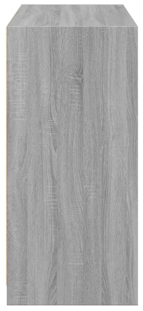Roupeiro 77x48x102 cm derivados de madeira cinzento sonoma