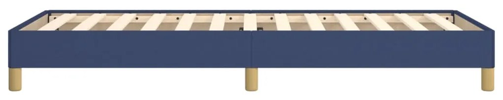 Estrutura de cama sem colchão 90x200 cm tecido azul