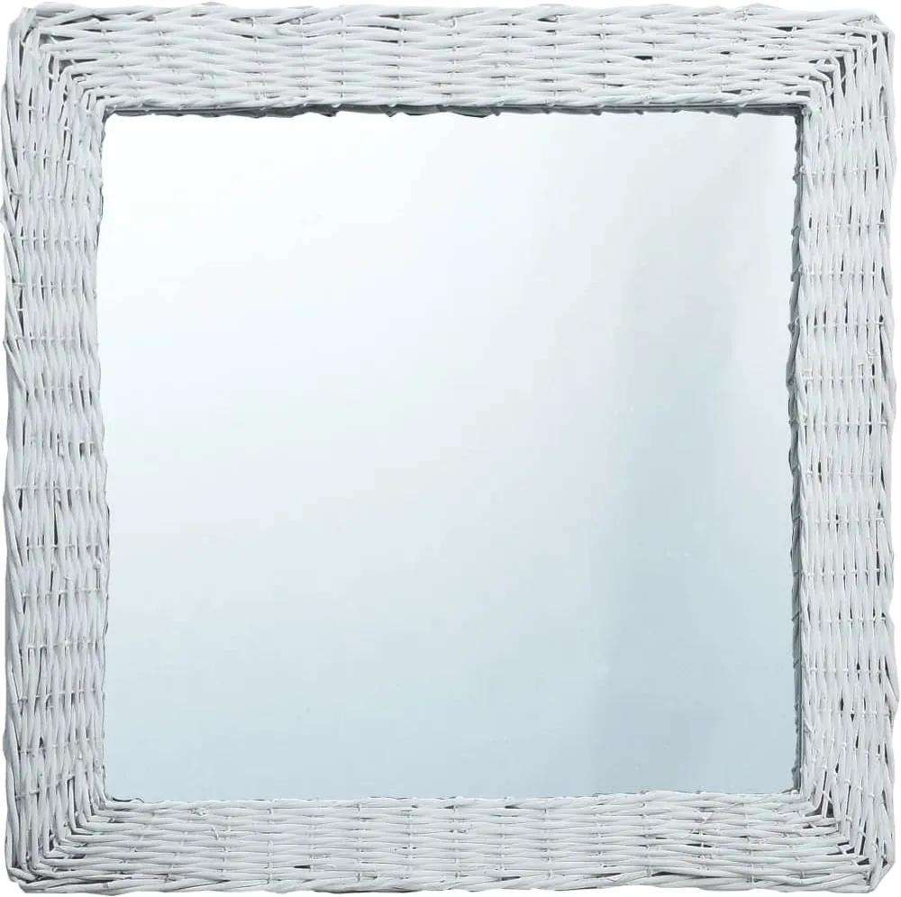 Espelho 60x60 cm vime branco