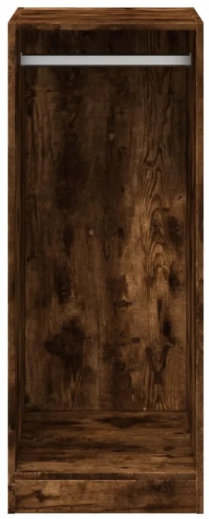 Roupeiro 48x41x102 cm derivados de madeira carvalho fumado